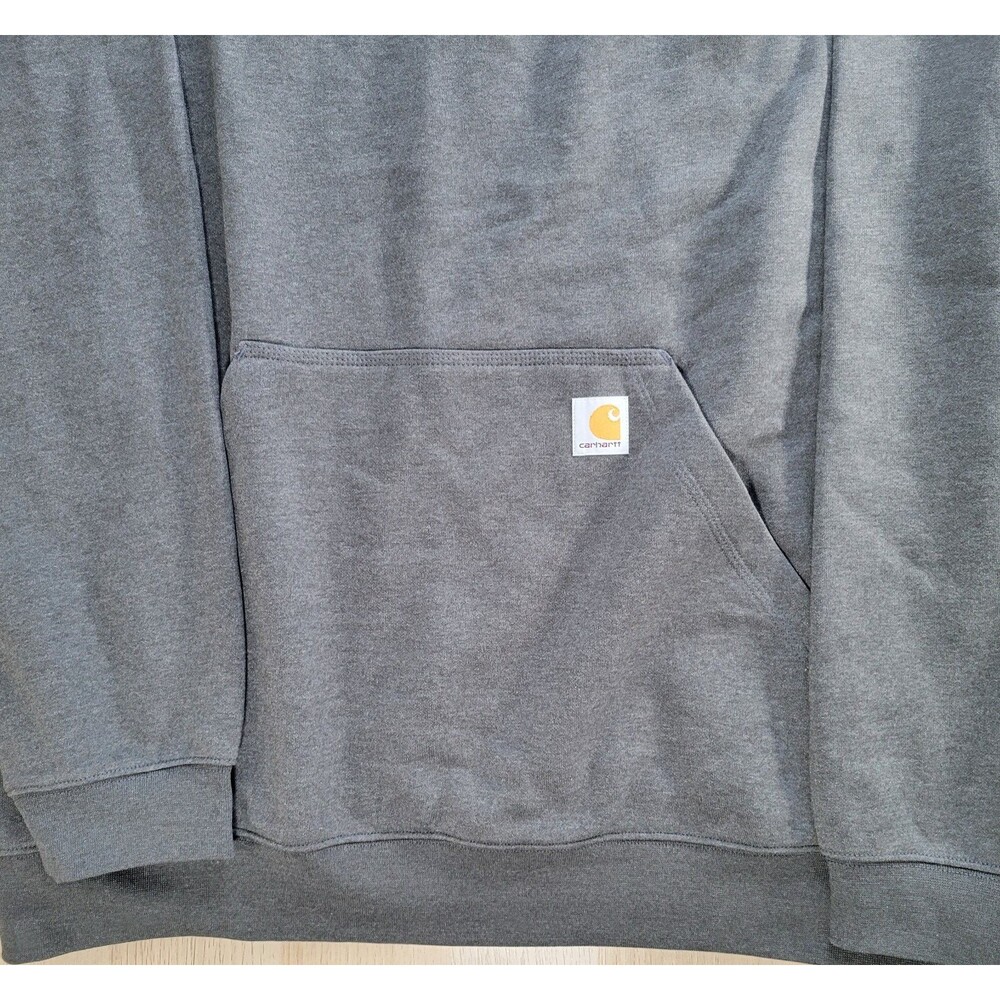 Carhartt Sweatshirt Mens 2XL Loose Midweight 1/4 Zip Mock-Neck Gray Google NWT - Picture 5 of 12